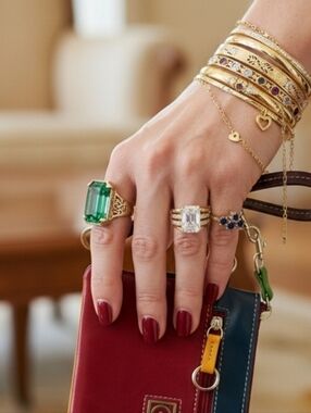 ⚡️Colorful Leather Wristlet